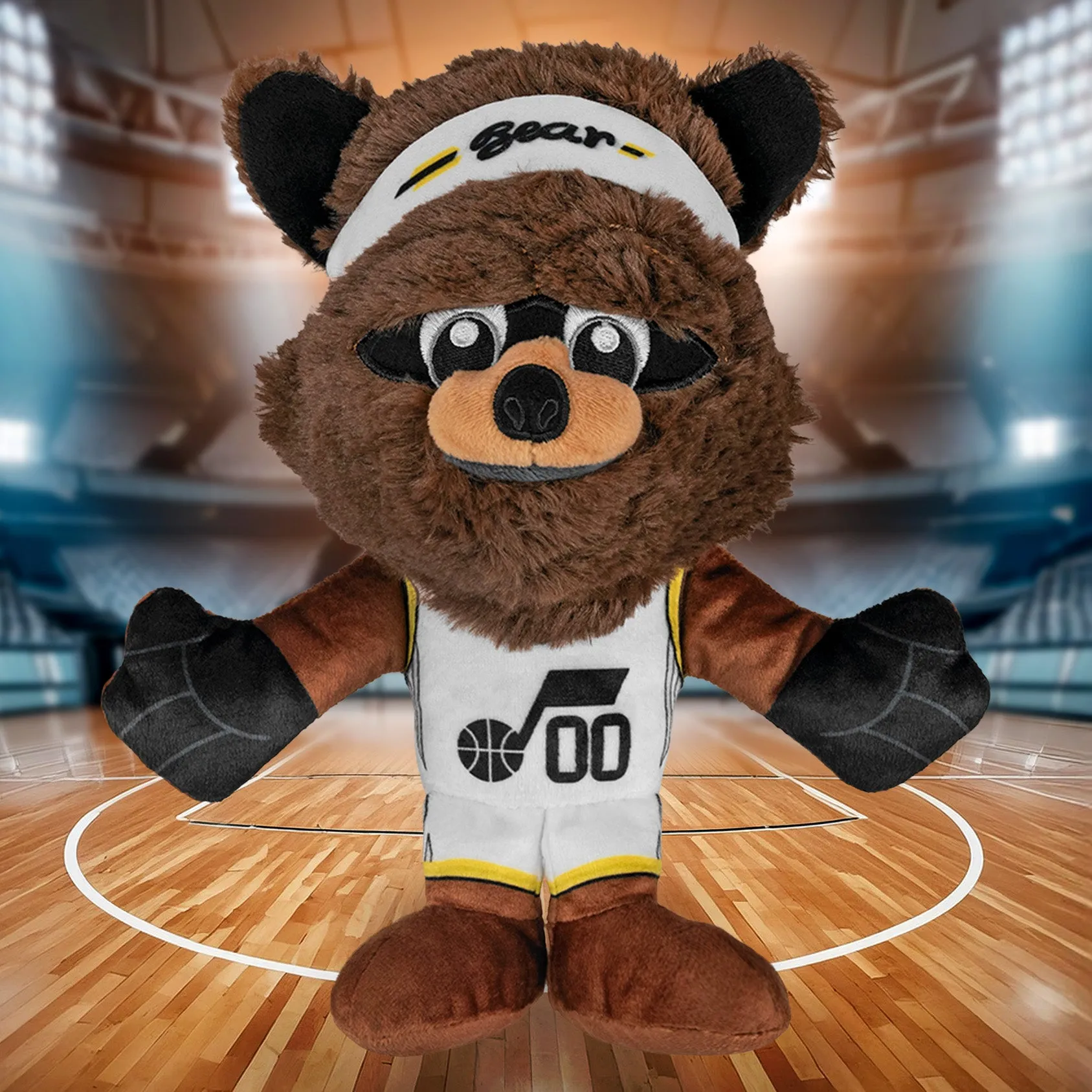 Utah Jazz "Jazz Bear" 8" Mascot Kuricha Plush (Association Uniform)