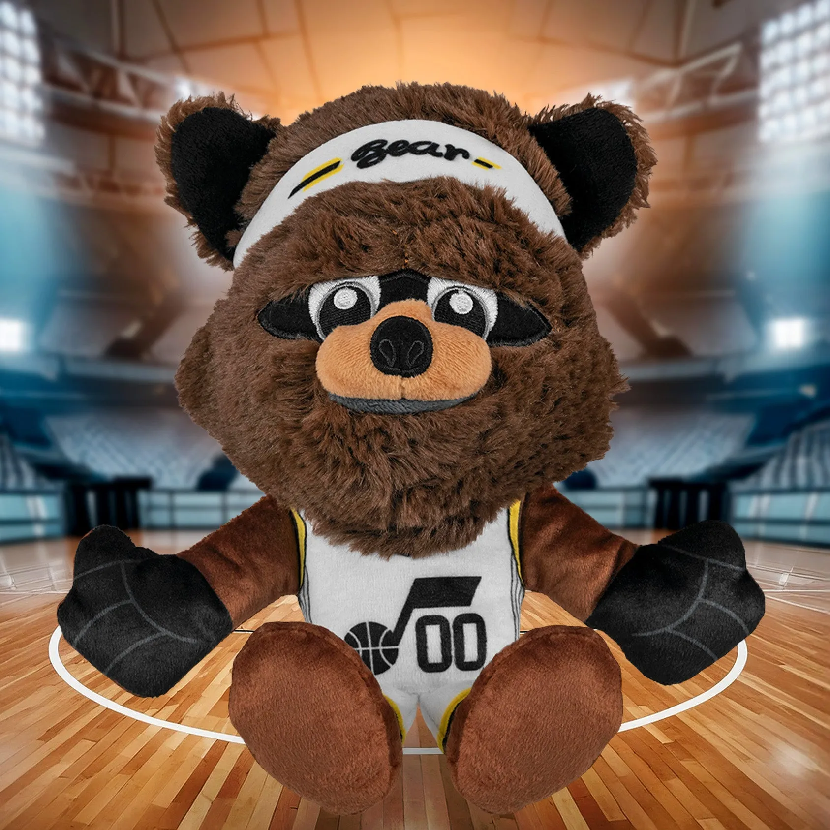 Utah Jazz "Jazz Bear" 8" Mascot Kuricha Plush (Association Uniform)