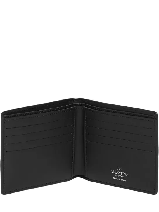 Valentino Garavani   VLTN leather billfold wallet 