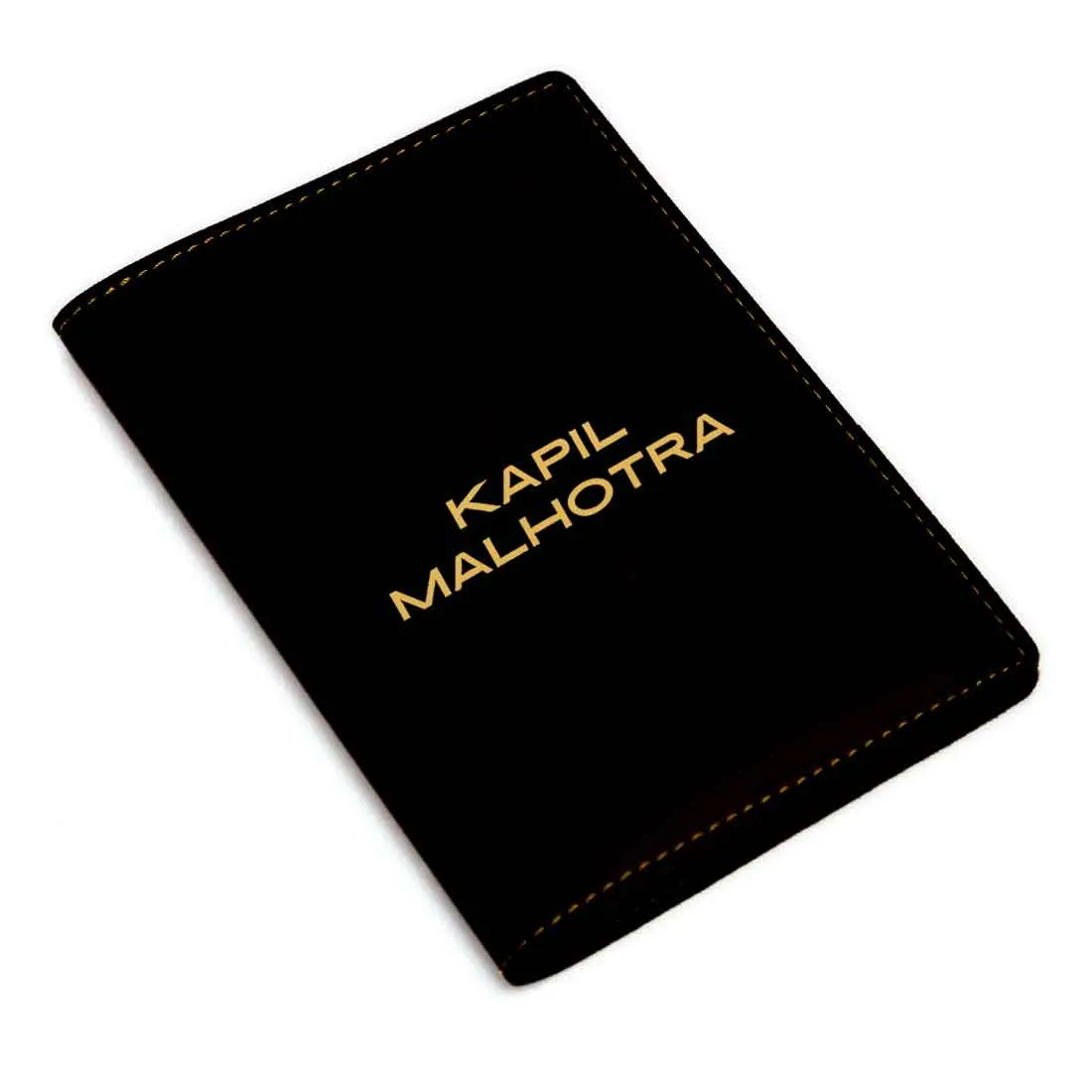 Vegan Leather Customised Passport Cover with Name - Add name