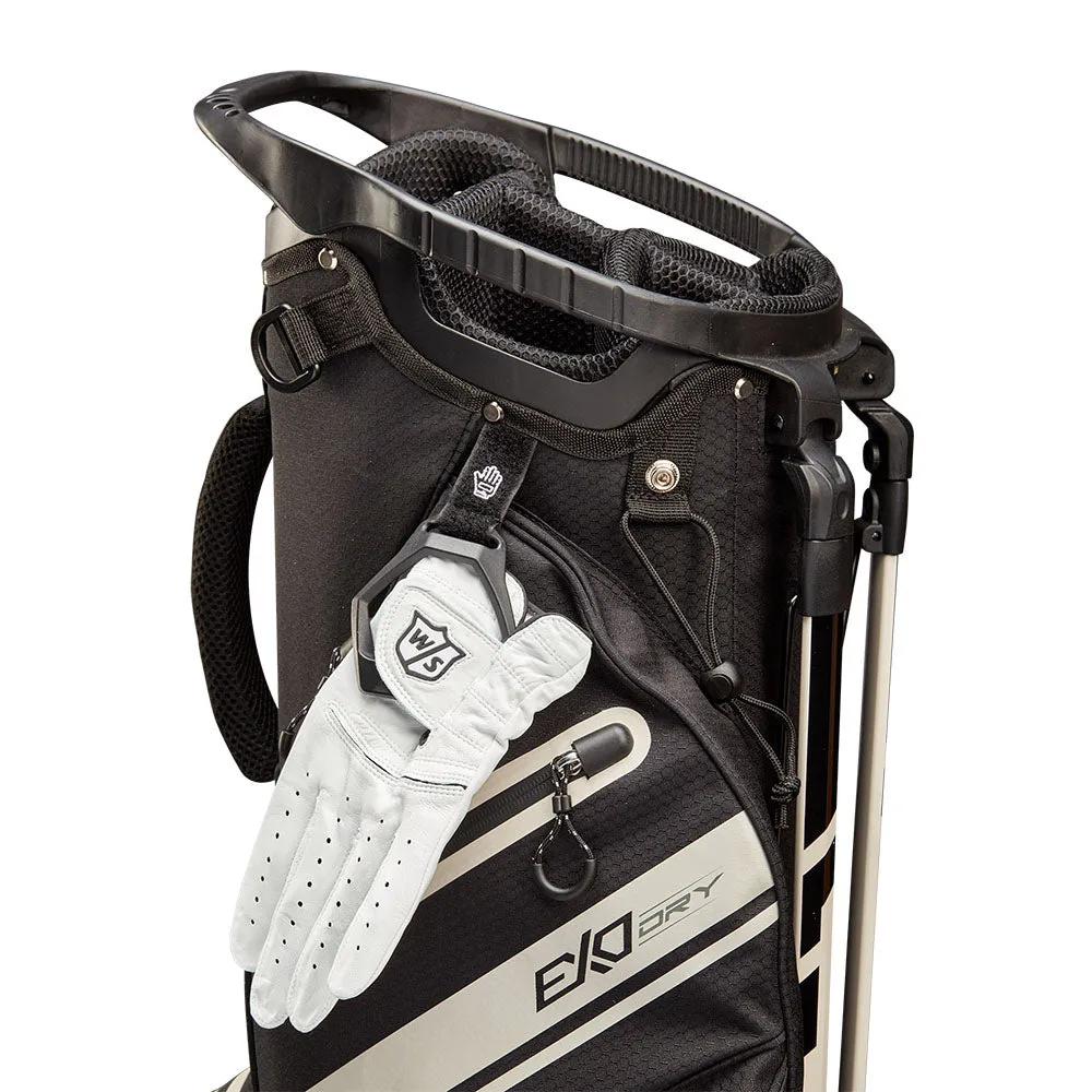 Wilson Exo Dry Waterproof Stand Bag - Charcoal/Citron/Silver