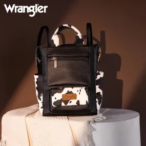 Wrangler Cow Print Tote/Shoulder Bag Convertible Backpack