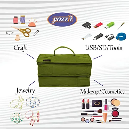 Yazzii Deluxe Craft Storage - Portable Storage Organizer