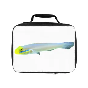 Yellow and White Fish Lunch Bag