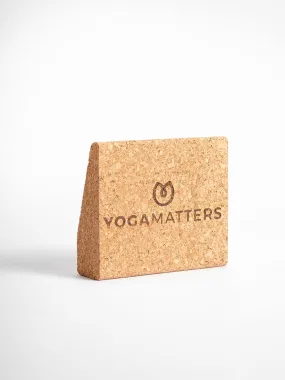 Yogamatters Pocket Size Cork Wedge - Pack of 2