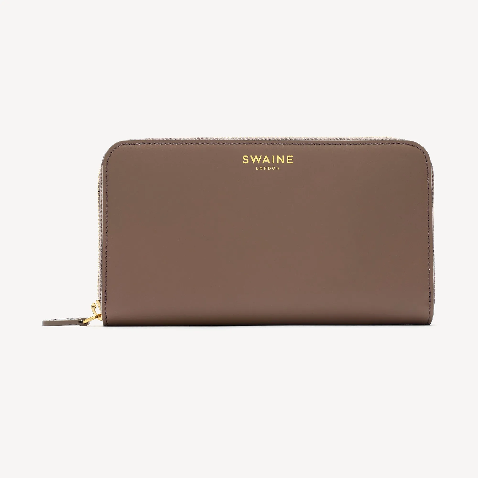 Zip Around Wallet - Taupe