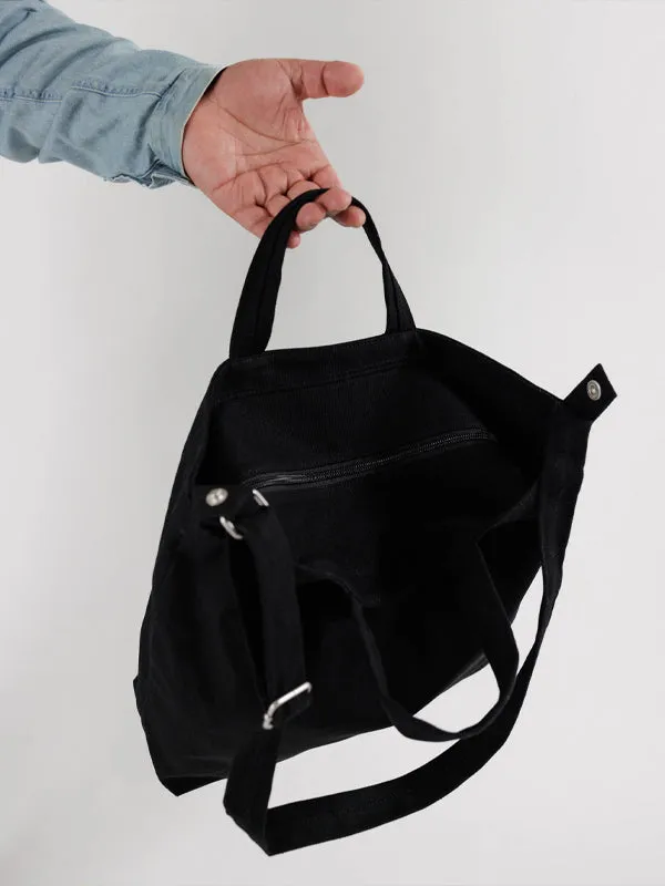 ZIP Horizontal Duck Bag: Black